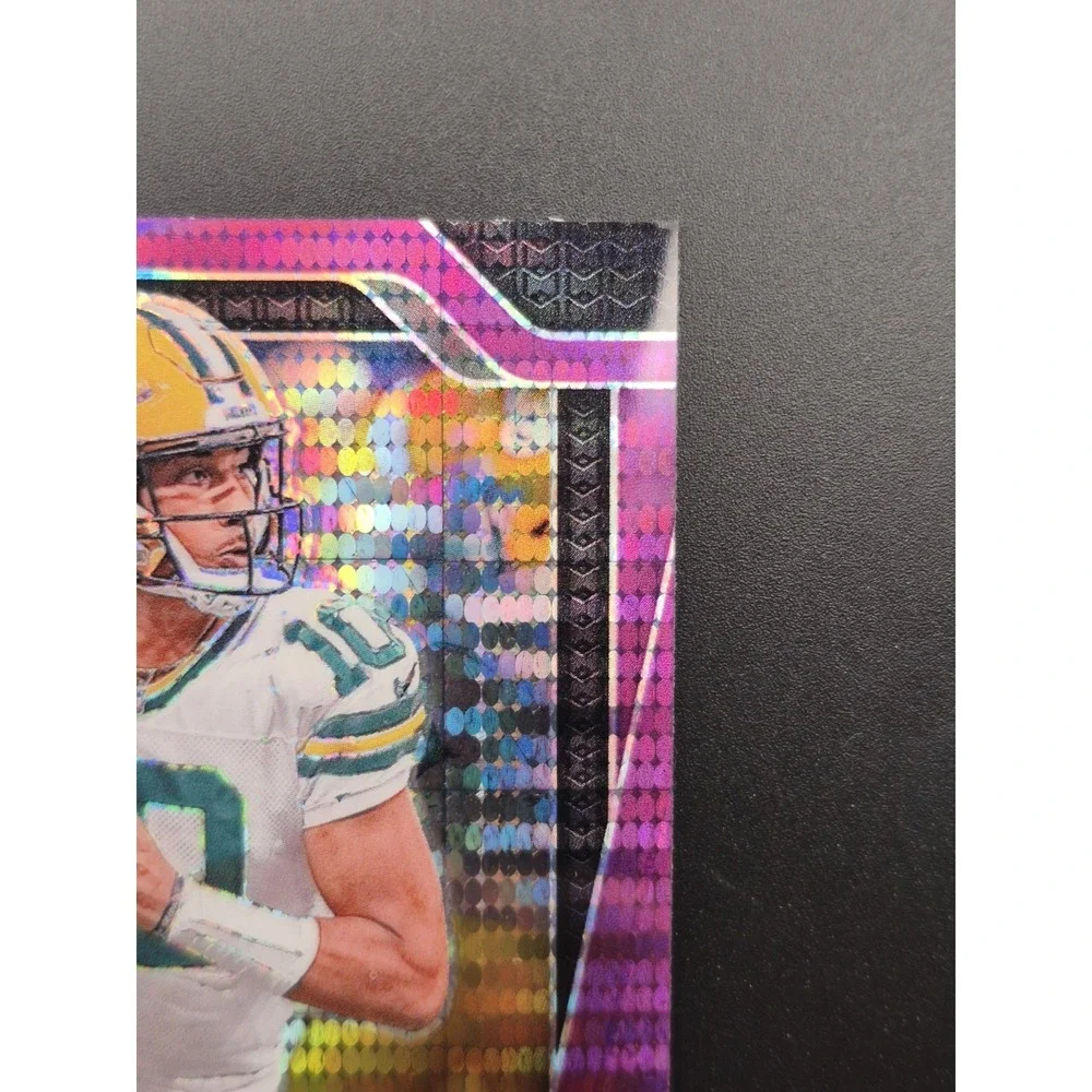2024 Panini‎ Prizm Jordan Love #101 Purple Pulsar Prizm Green Bay Packers